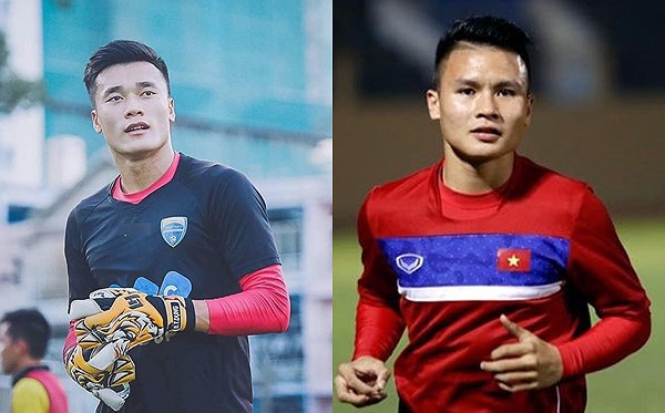 Quang Hải đối đầu Tiến Dũng - Cuộc đối đầu giữa cầu thủ hay nhất và thủ môn xuất sắc nhất của U23 Việt Nam tại VCK U23 châu Á 2018.