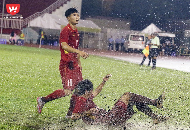 Công Phượng và các đồng đội được kỳ vọng sẽ tìm được điểm số đầu tiên ở VCK U23 châu Á trước chính trận đấu với U23 Hàn Quốc. Hình ảnh: Văn Nhân.