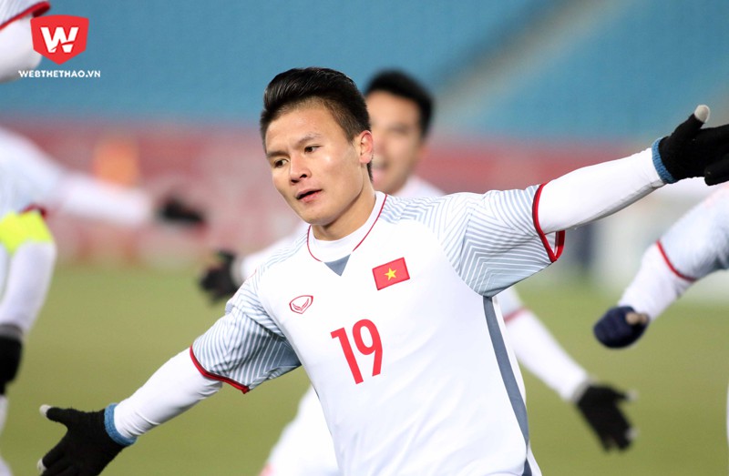 Quang Hải đang là cầu thủ trẻ nổi bật nhất của bóng đá Việt Nam. Hình ảnh: Anh Khoa.