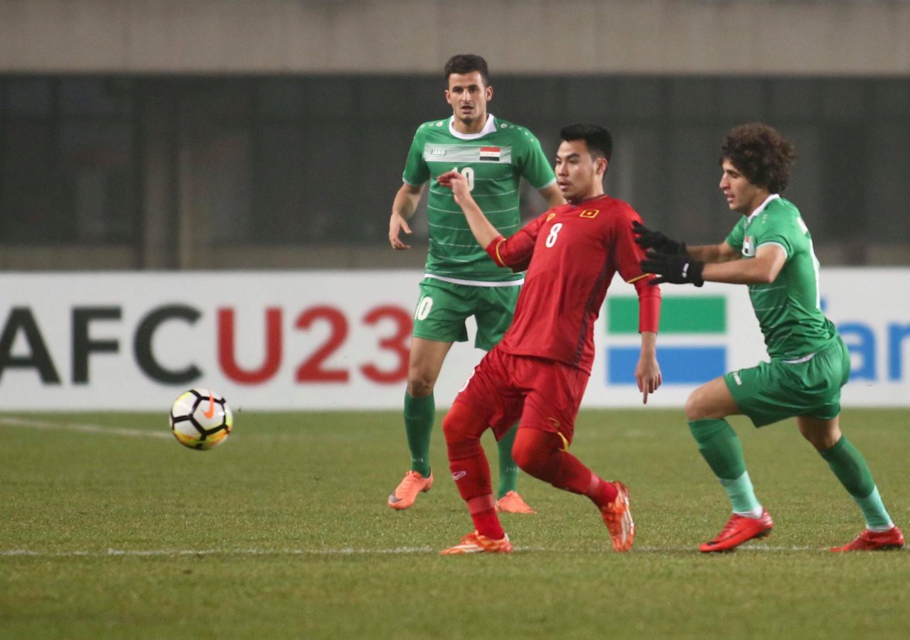 U23 Việt Nam đối đầu với U23 Iraq tại tứ kết U23 châu Á 2018.