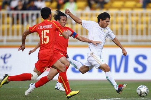 Olympic Việt Nam đánh bại Olympic Bahrain 3-1.