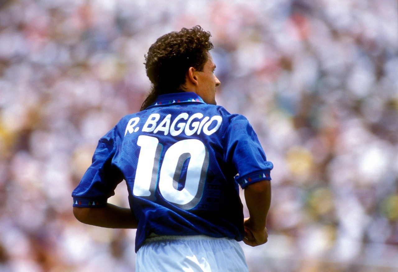 Baggio đã chơi rất tốt ở giải đoạn knock-out với 5 bàn thắng đưa Italia vào chung kết