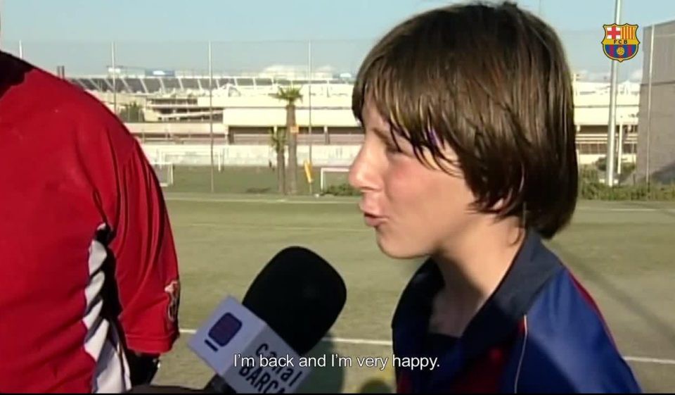 Hình ảnh: Messi đến Barca khi 13 tuổi