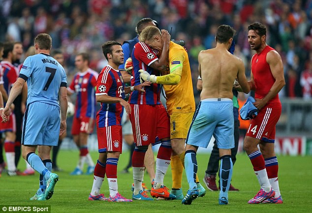 Man City và Bayern từng đụng độ ở mùa 2014/15