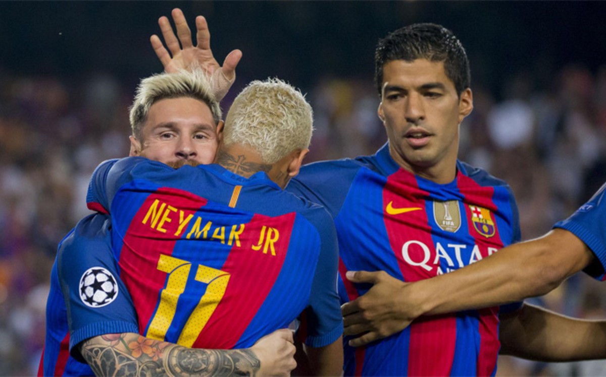 Messi, Suarez và Neymar ghi nhiều bàn hơn BBC trong năm 2016