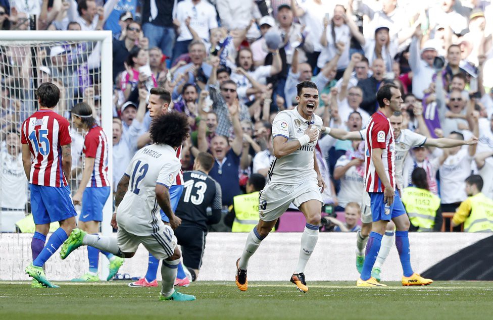 Pepe mở tỷ số cho Real Madrid