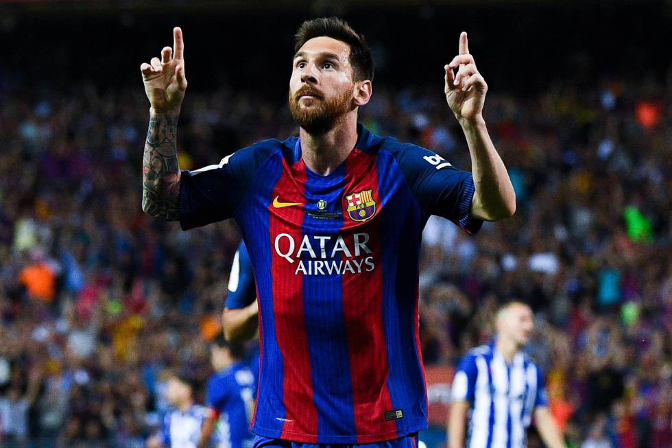 Messi ghi dấu giày trong cả 3 bàn thắng