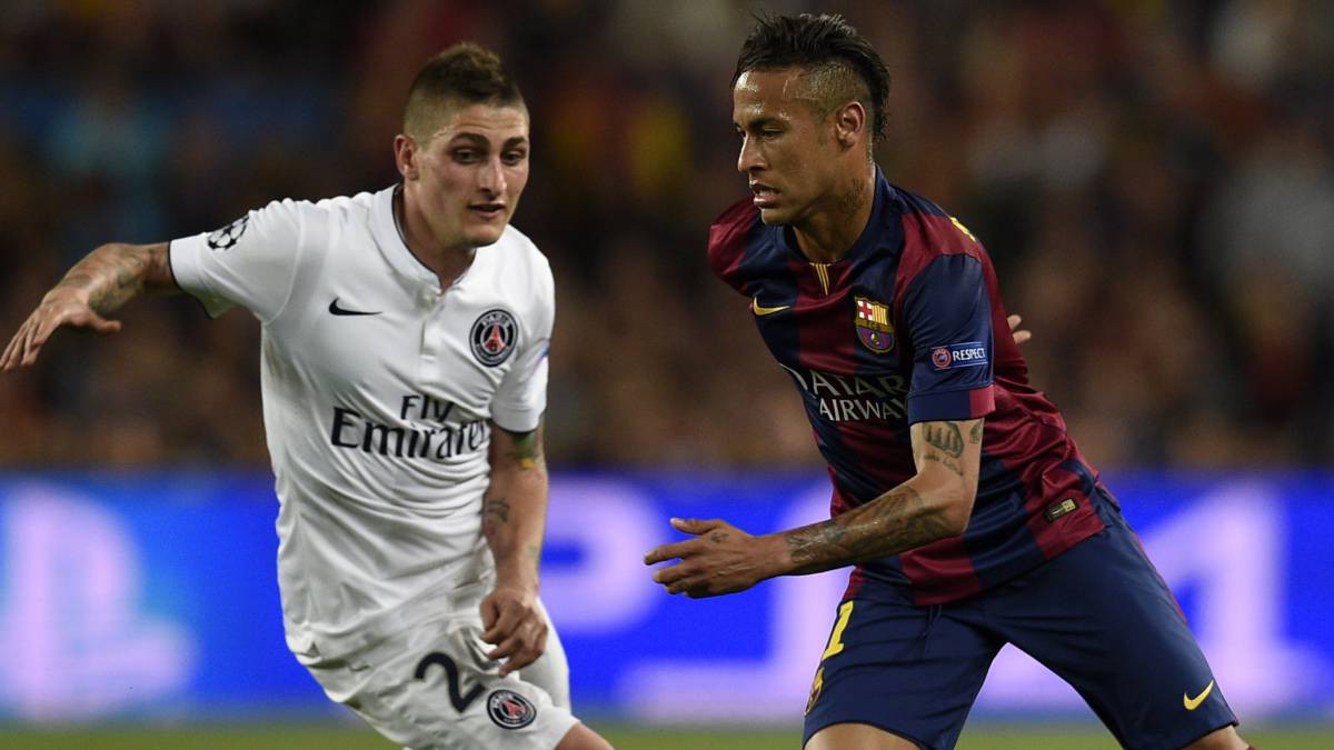 Neymar đến PSG sẽ mở đường cho Barca mua Verratti