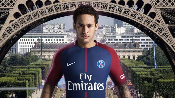 Neymar sẽ ra mắt ở quảng trường mà phía sau là tháp Eiffel 