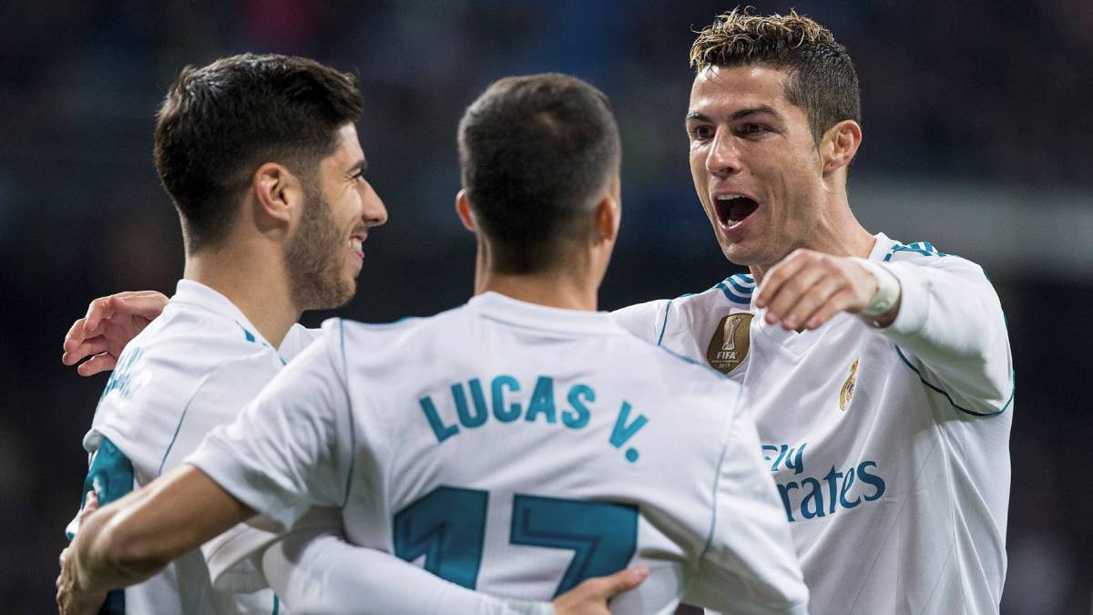 Hình ảnh: Real thắng cả 6 trận khi Ronaldo, Vazquez,Asensio chơi cùng nhau