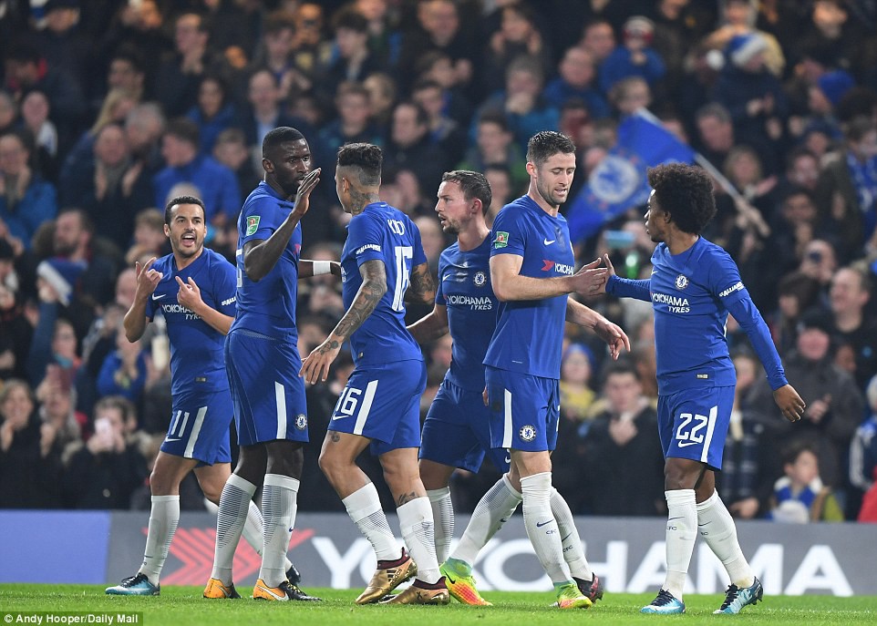 Hình ảnh: Chelsea chỉ thắng chung cuộc vào phút chót