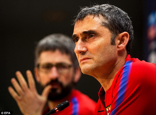 Hình ảnh: HLV Valverde cho rằng lịch thi đấu không hợp lý cho Barca