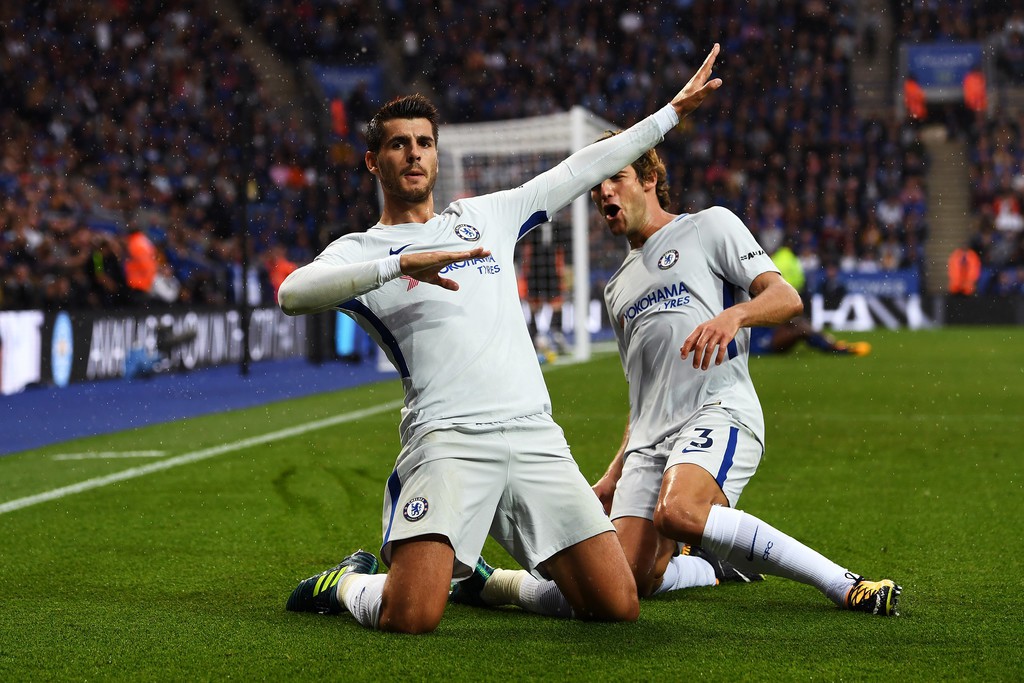 Morata đã ghi 6 bàn và 2 kiến tạo tại Premier League