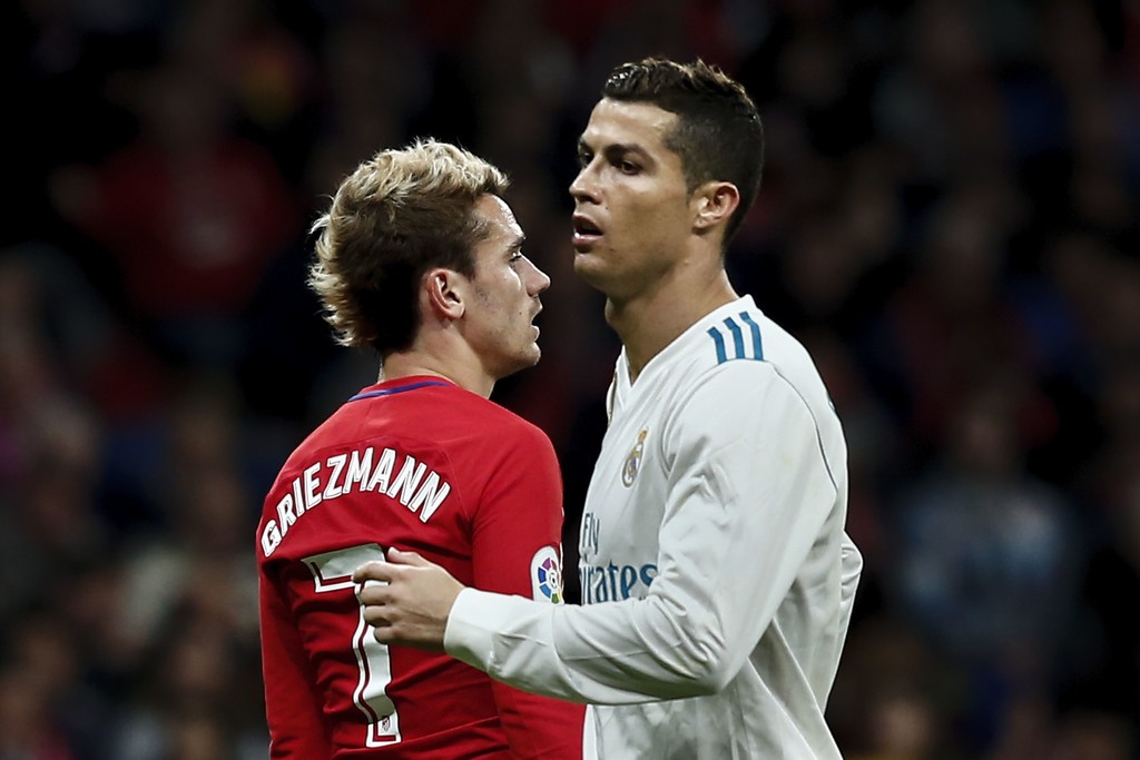 hình ảnh: Derby Madrid sẽ là cuộc so tài thú vị giữa Griezmann với Ronaldo?