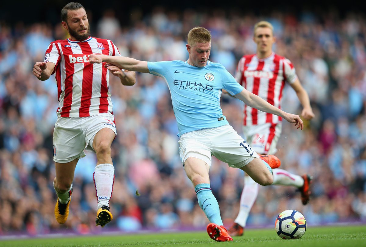 Man City hưởng lợi từ khả năng kiến tạo tuyệt vời của De Bruyne