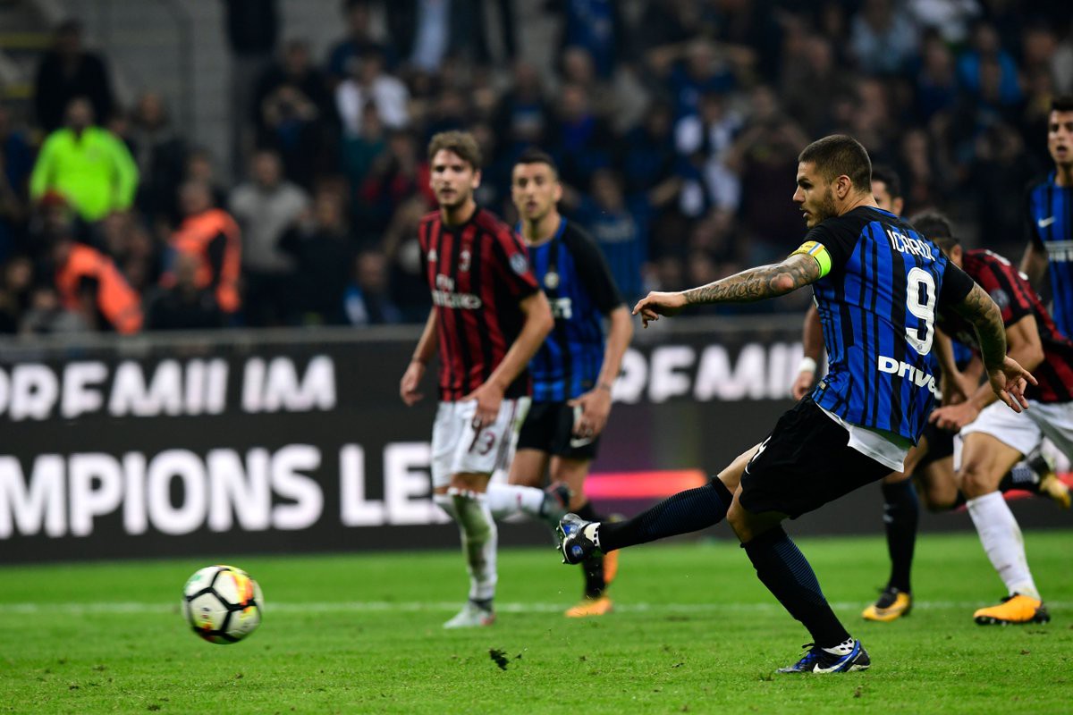 Icardi ấn định chiến thắng cho Inter trên chấm phạt đền