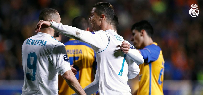 Ronaldo ghi 18 bàn tại Champions League trong năm 2017
