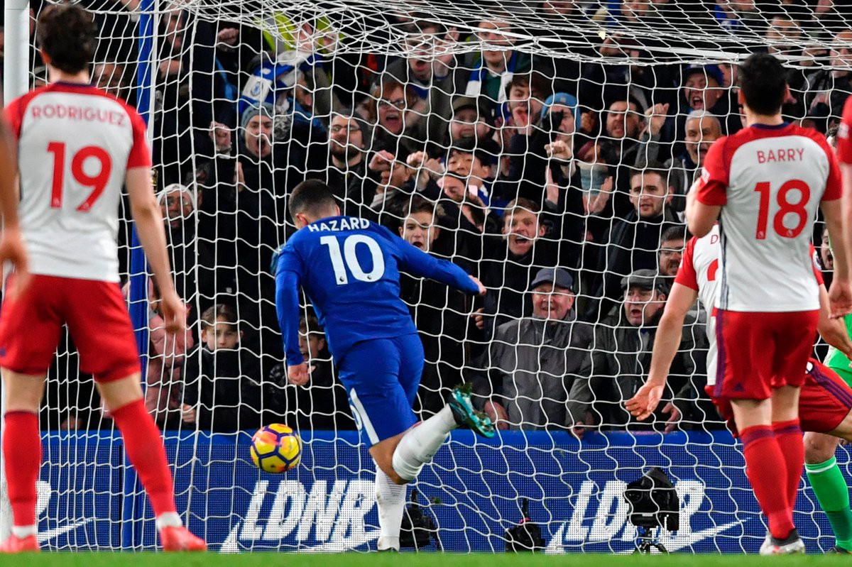 Hình ảnh: Hazard ghi 6 bàn trong 6 trận gần đây