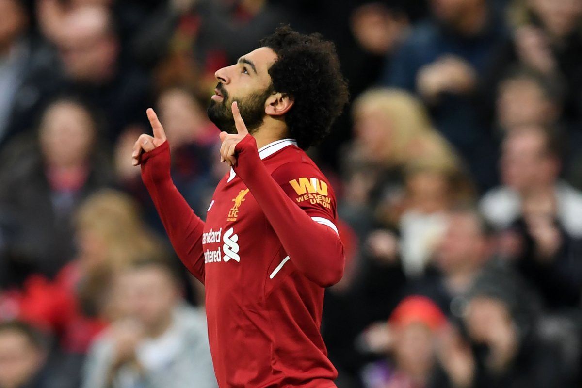 Hình ảnh: Salah đạt 20 bàn nhanh gấp đôi Suarez