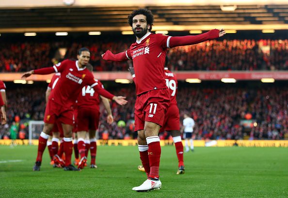 Hình ảnh: Salah ghi bàn thắng thứ 20 tại Premier League mùa này