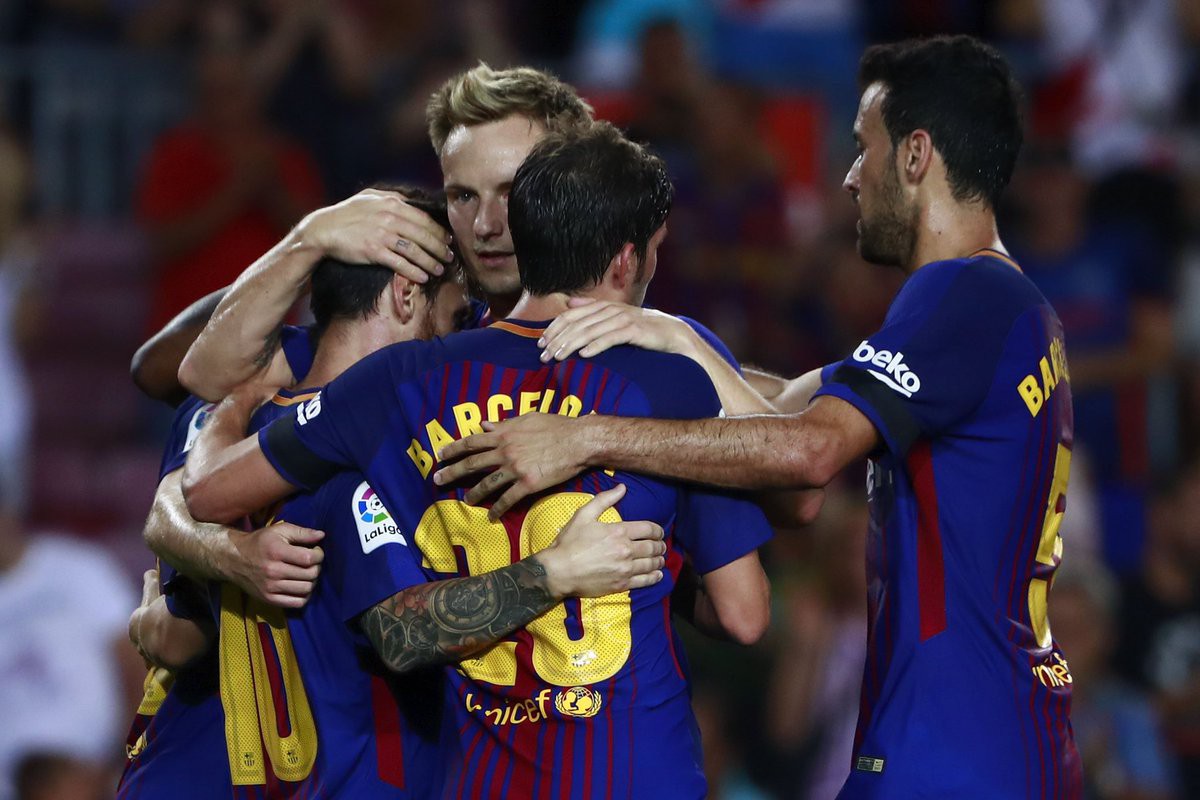 Hình ảnh: Messi ghi bàn 7 trận liên tiếp cho Barca