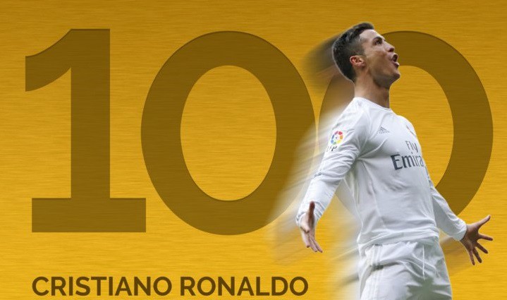Hình ảnh: Ronaldo là cầu thủ đầu tiên đạt 100 bàn tại Champions League hồi năm ngoái