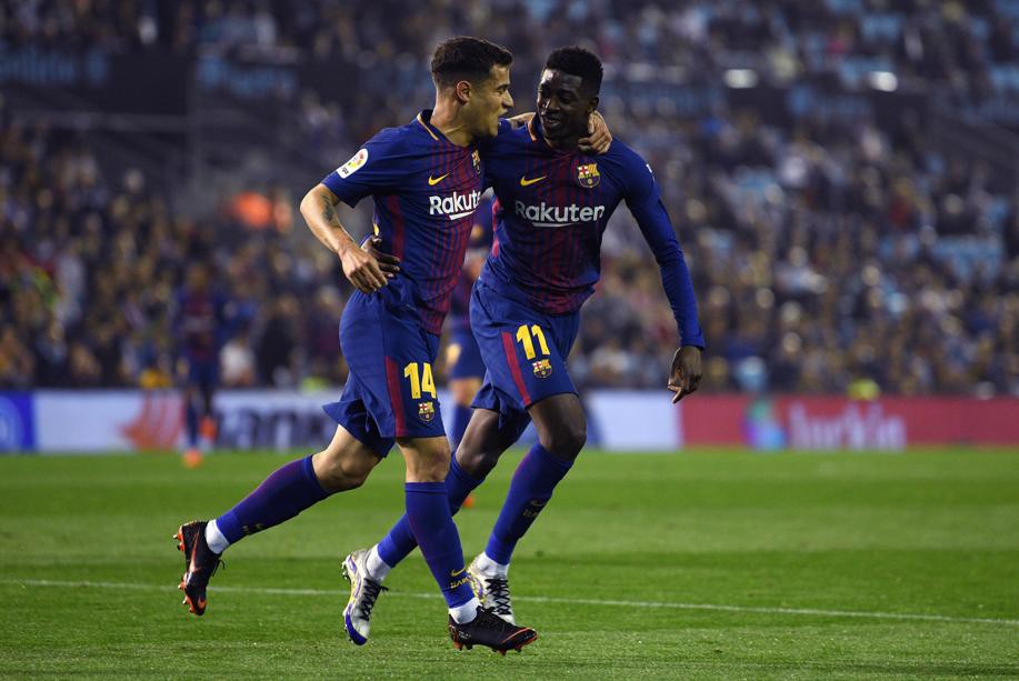 Hình ảnh: Dembele mở tỷ số cho Barca