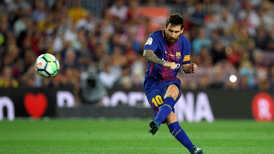 Hình ảnh: Messi 3 lần sút trúng khung gỗ ở trận gặp Deportivo