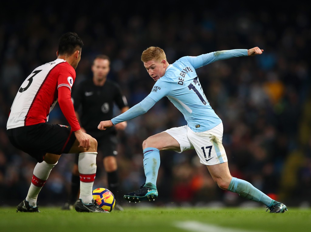 De Bruyne mở tỷ số cho Man City