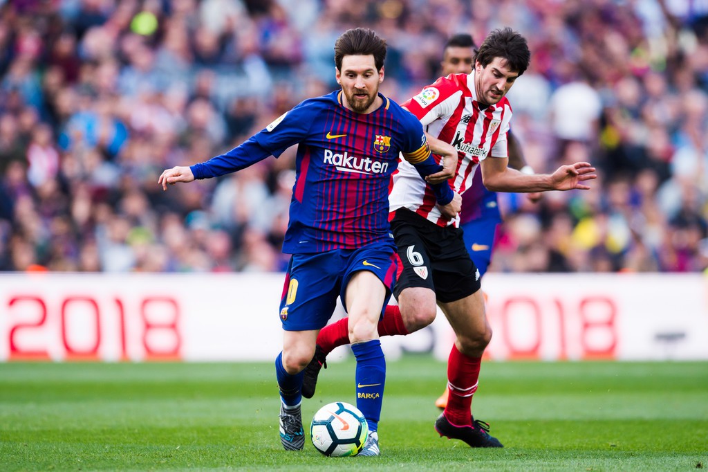 Hình ảnh: Messi vừa ghi bàn thứ 500 với áo số 10 trước Bilbao