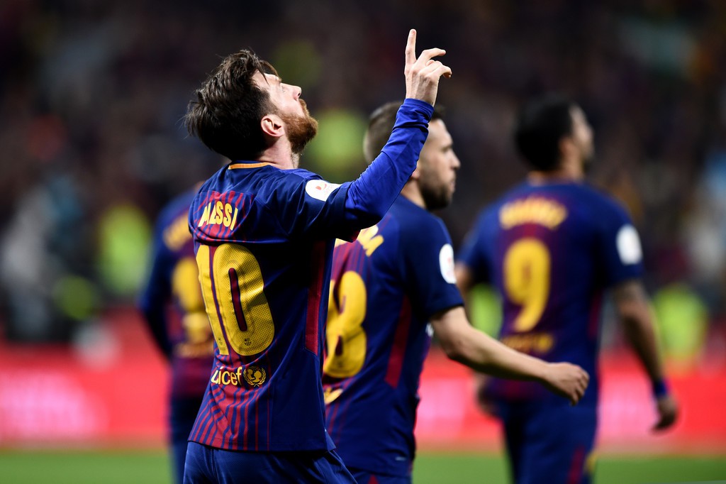Hình ảnh: Messi đang dẫn đầu ghi bàn tại La Liga