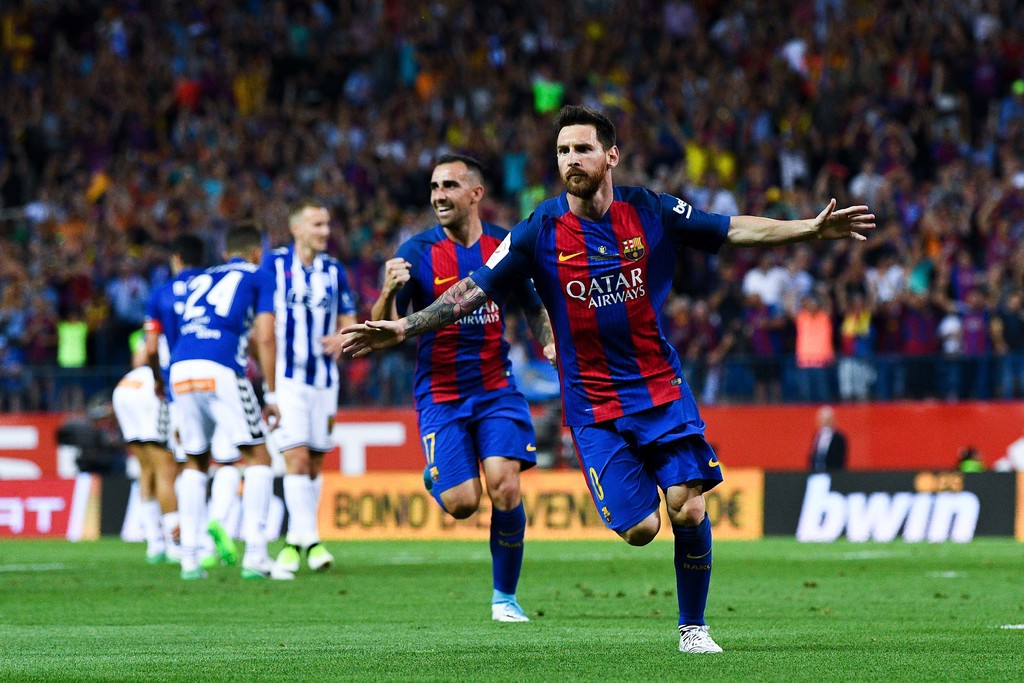 Messi đã giành ngôi vua phá lưới La Liga và Cúp Nhà vua