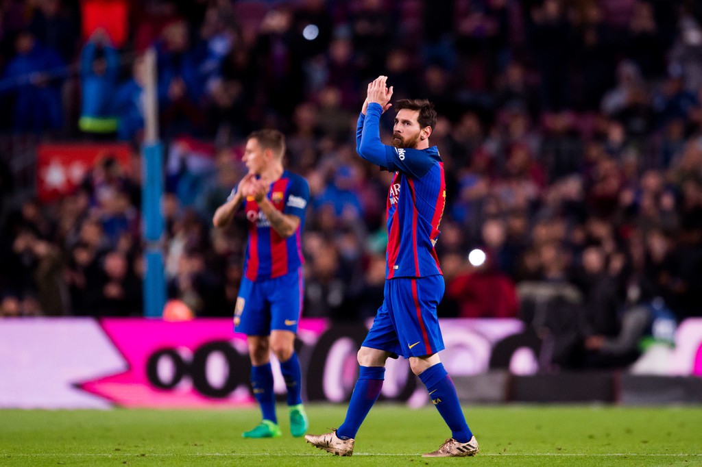 Messi đứng thứ 4 về số trận chơi cho Barca