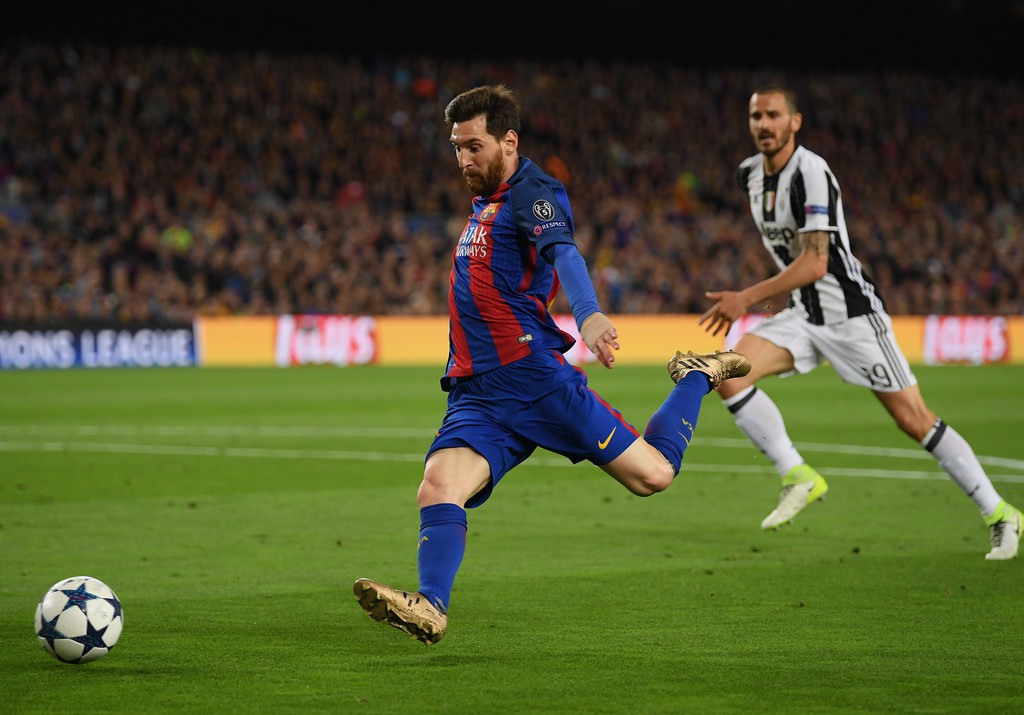 Messi thực hiện tổng cộn 7 cú sút trước Juventus nhưng không ghi bàn