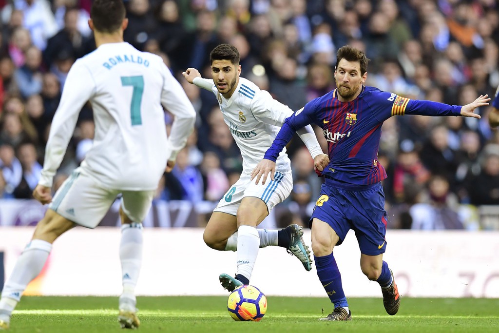 Hình ảnh: Messi đã ghi 11 bàn trên sân Real Madrid