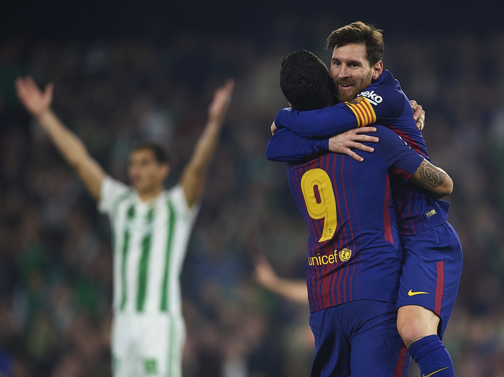 Hình ảnh: Messi và Suarez trở thành cặp bài trùng lợi hại