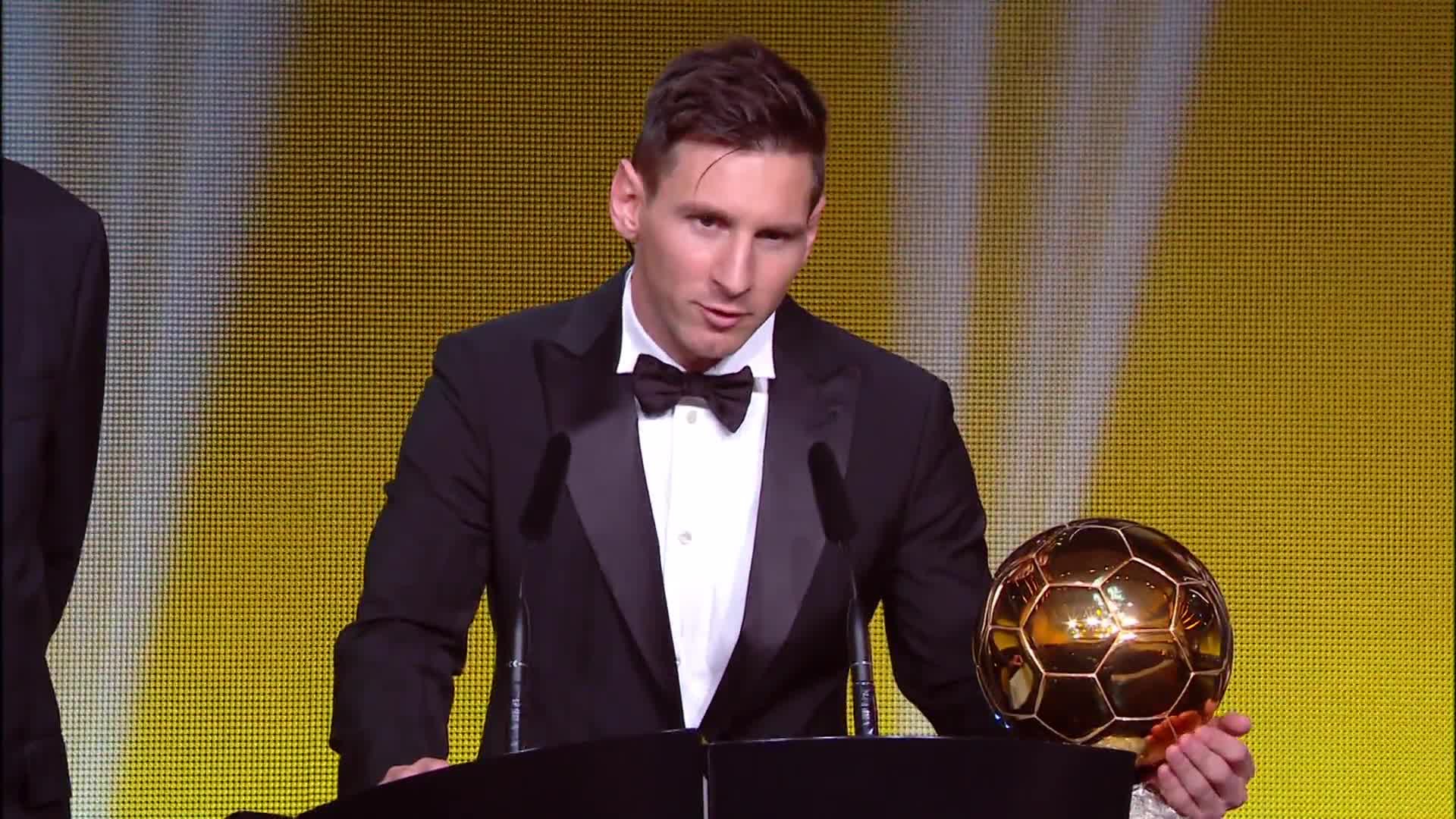 Messi đã 5 lần đoạt Quả bóng vàng