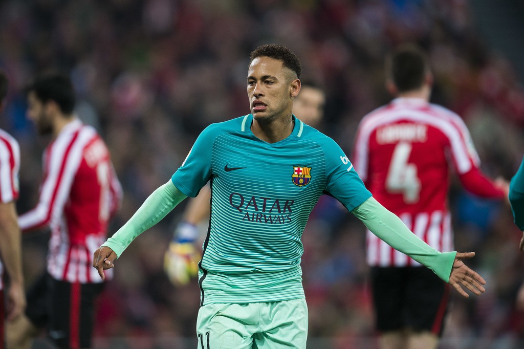 Neymar được Messi nhường cho 9 quả phạt đền trong 2 năm qua, mới nhất là trước Bilbao