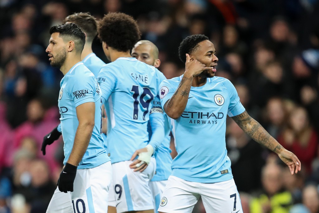 Hình ảnh: Sterling ghi nhiều bàn nhất cho Man City chứ không phải Aguero