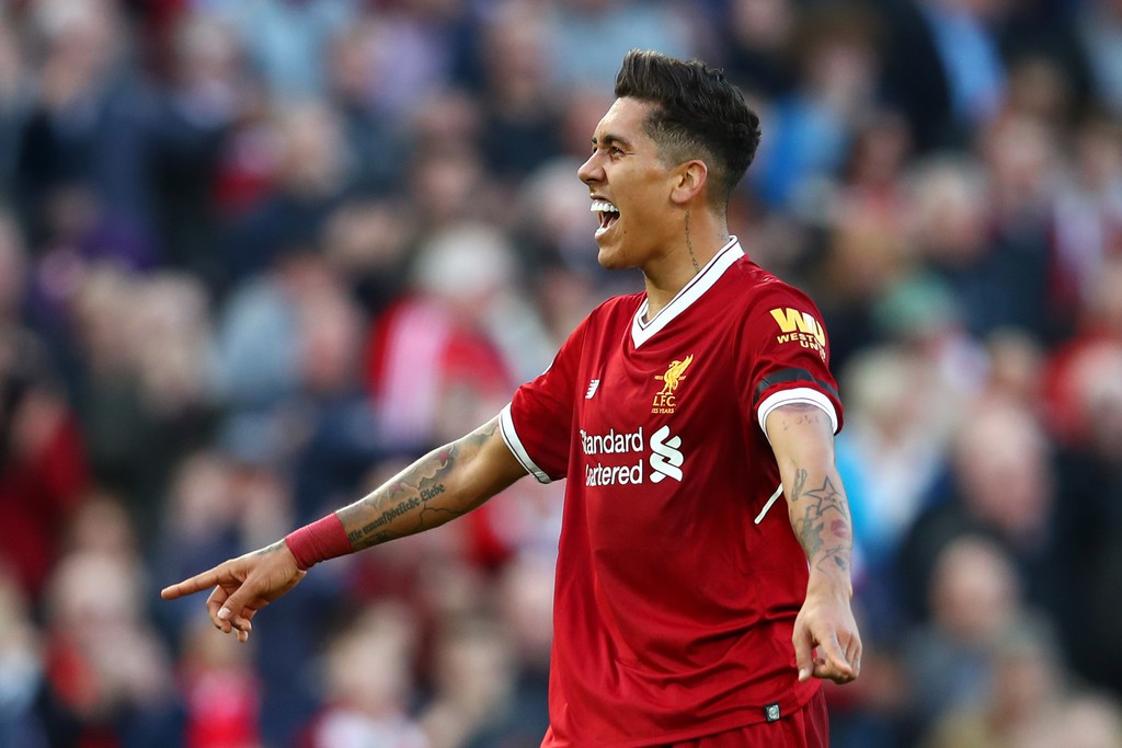 Hình ảnh: Firmino đá trung phong nhưng chơi lùi sâu