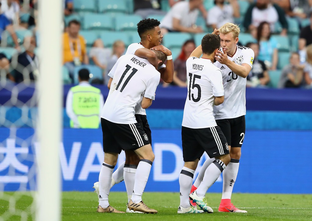 Timo Werner lập cú đúp trong trận Đức thắng Cameroon 3-1