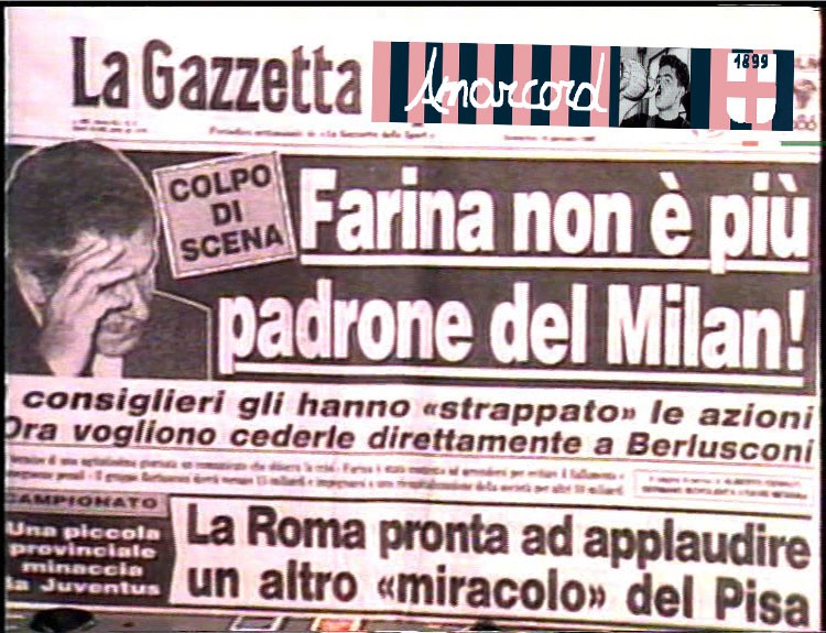 Báo chí Italia thông báo Farina không còn là chủ tịch của Milan nữa