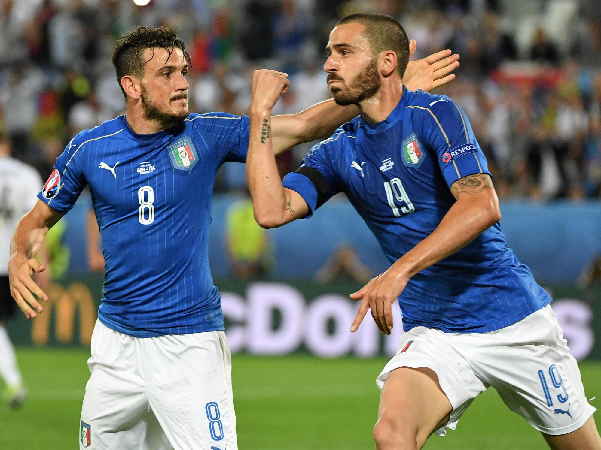 Bonucci tăng giá gấp đôi, từ 30 lên 60 triệu euro, sau khi tỏa sáng tại EURO 2016