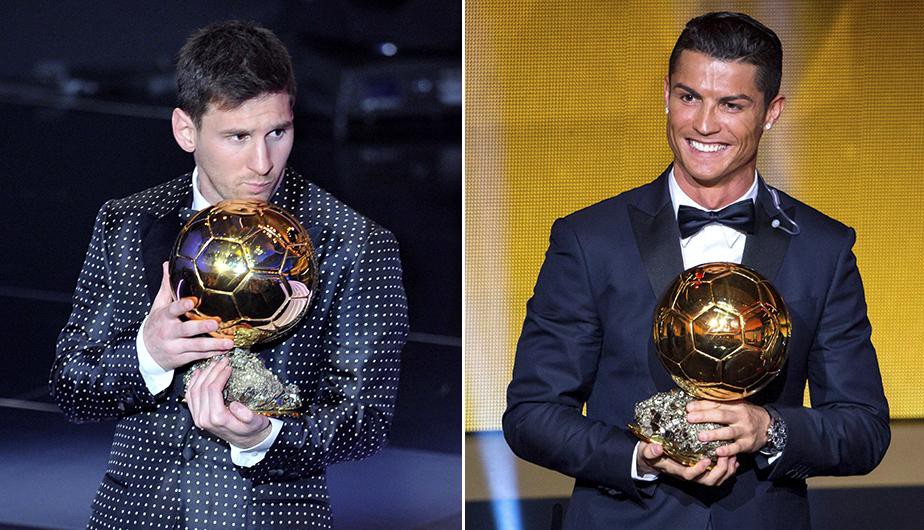 Messi và Ronaldo thống trị Quả bóng vàng trong 9 năm qua