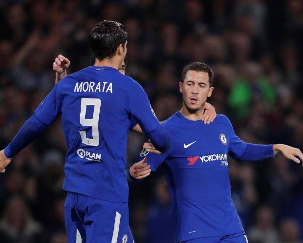 Sự kết hợp giữa Morata và Hazard đang đem lại hiệu quả cho Chelsea