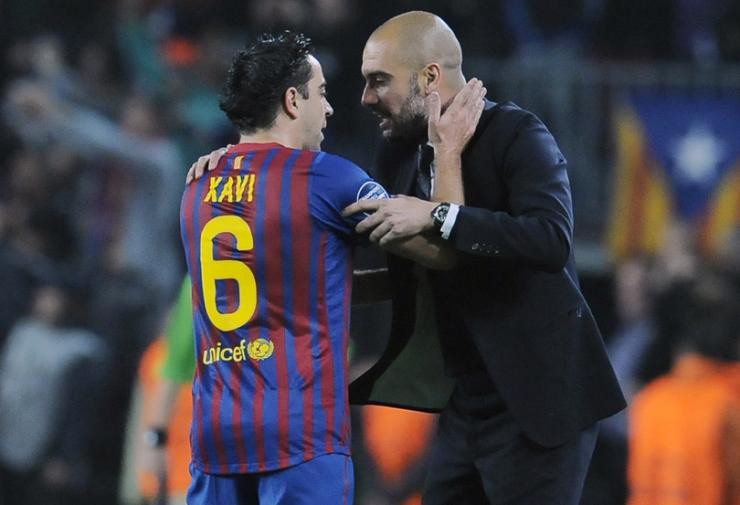 Hình ảnh: Barca của Guardiola chuyền bóng và kiểm soát bóng vượt trội