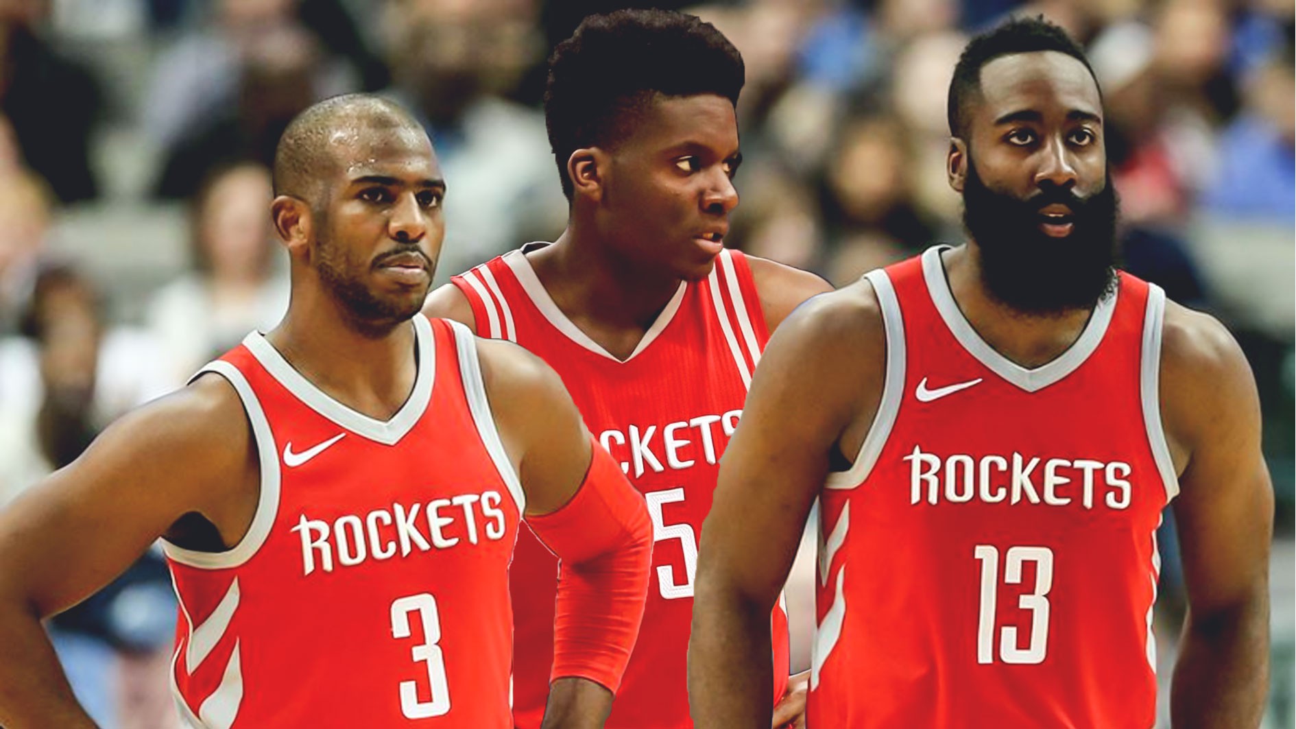 Bộ ba nguyên tư của Houston Rockets đang thống trị NBA.
