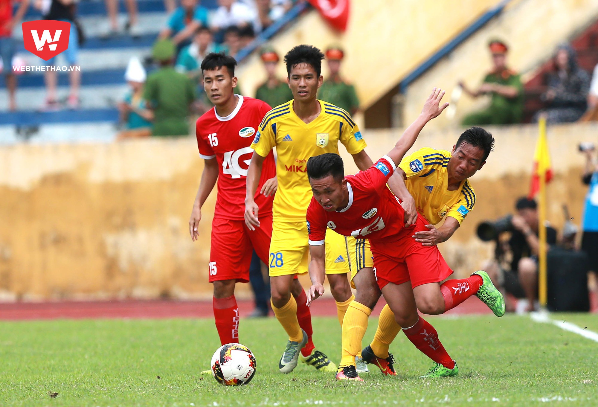 Nam Định là ứng viên hàng đầu cho suất xuống hạng mùa giải này. 
