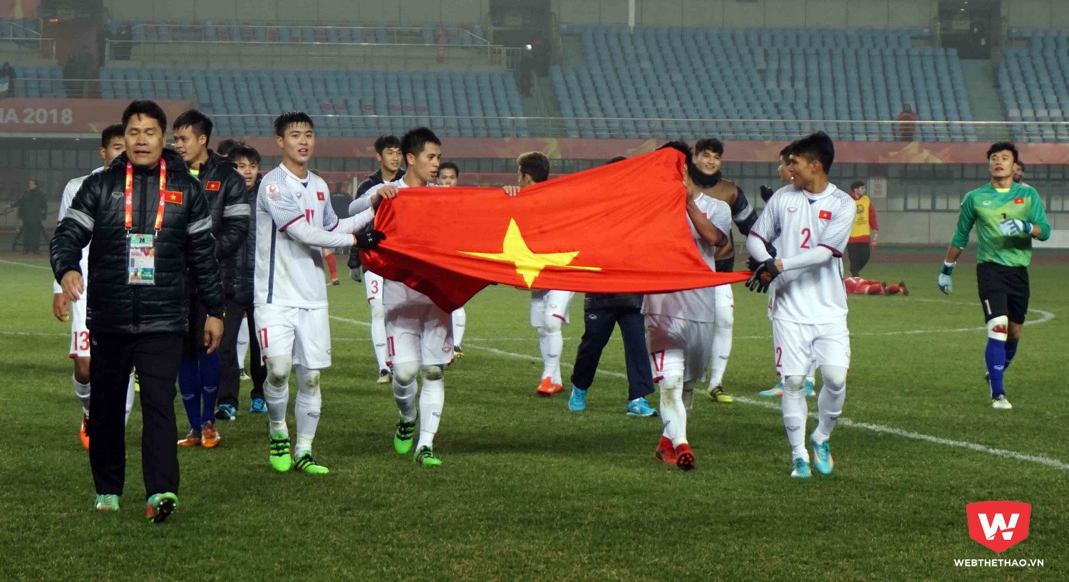 U23 Việt Nam đã có chiến thắng quả cảm trước U23 Iraq. Ảnh: Anh Khoa