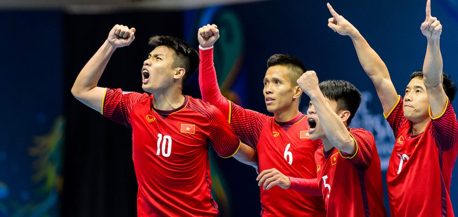 Futsal Việt Nam quyết tâm ''đòi nợ'' cho U23 trước bóng đá Uzbekistan. Ảnh: AFC
